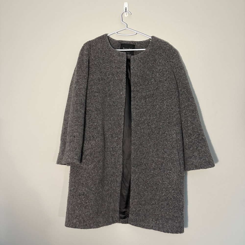 MASSIMO DUTTI SPECIAL EDITION GREY COAT